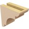 Ekena Millwork 3"W x 6"D x 6"H Classic New Brighton Rough Cedar Woodgrain TimberThane Corbel, Primed Tan CORUR03X06X06NEBRCPR - alternate 6